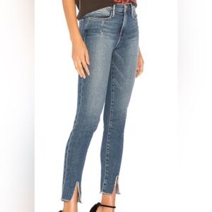 Frame Le High Skinny Split-hem Jeans Beckett Size 28